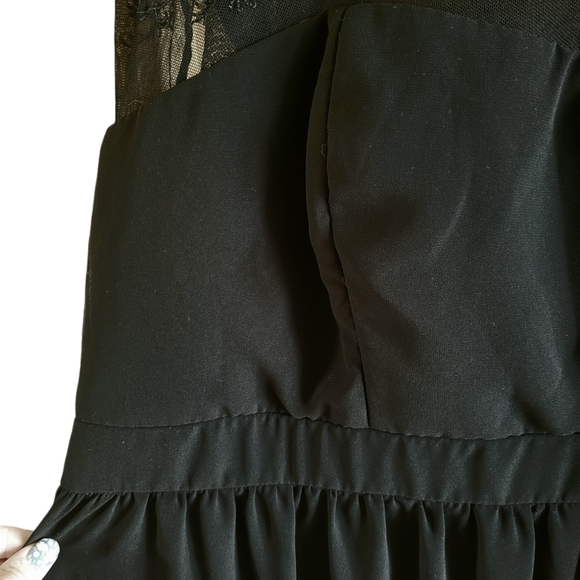 Torrid Floral Embroidered Mesh Little Black Dress - Picture 6 of 13